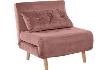 Sanremo Dagseng Singel - Rosa - Møbler - Sofaer - Fløyel sofaer