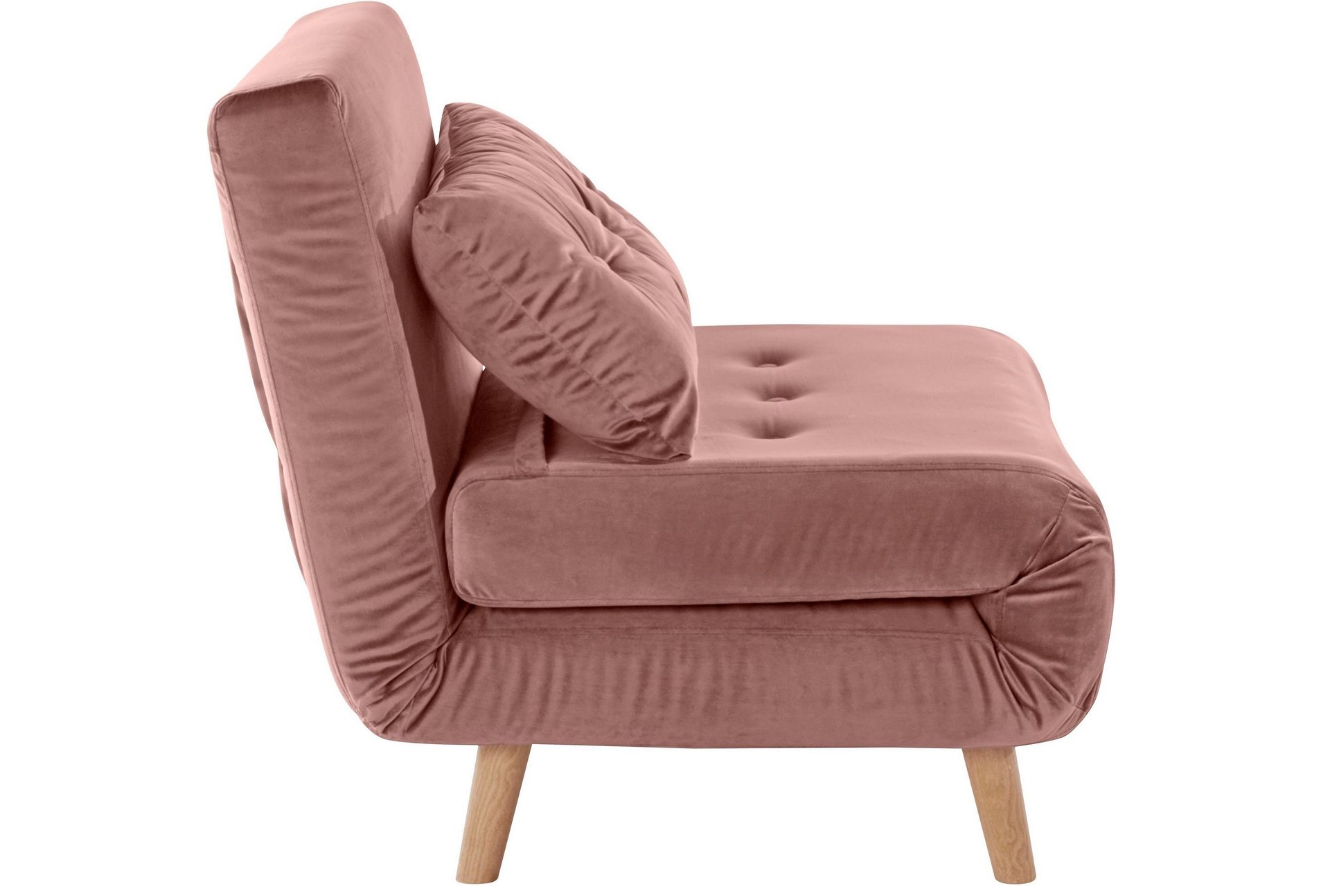 Sanremo Dagseng Singel - Rosa - Møbler - Sofaer - Fløyel sofaer