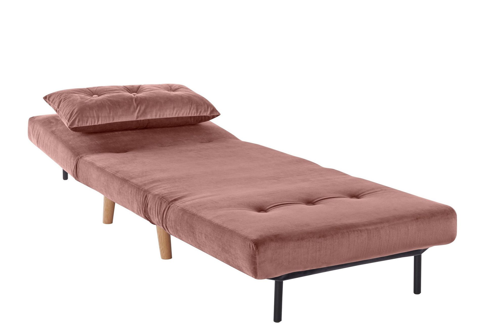 Sanremo Dagseng Singel - Rosa - Møbler - Sofaer - Fløyel sofaer