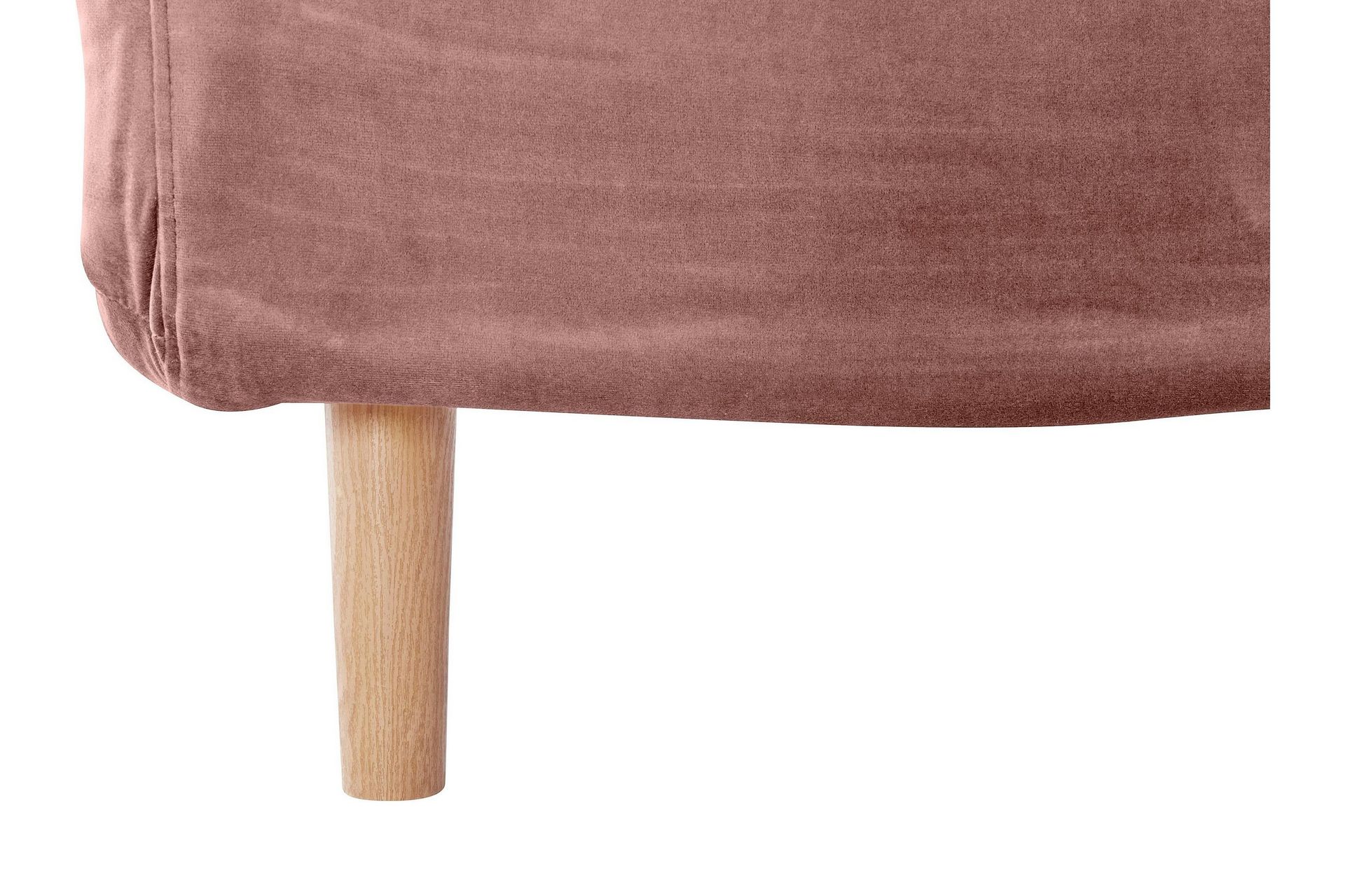 Sanremo Dagseng Singel - Rosa - Møbler - Sofaer - Fløyel sofaer