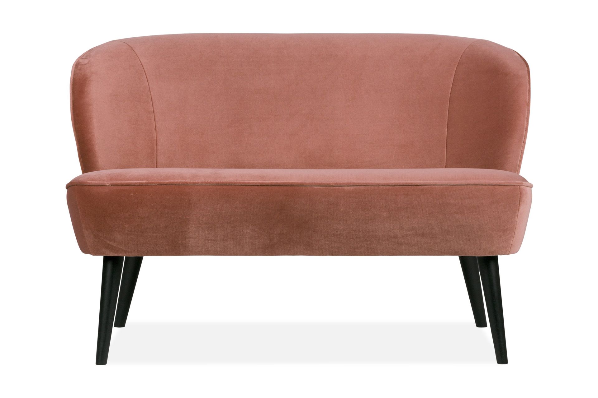 Serra Fløyelssofa Vintage - Rosa