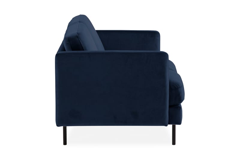 Teodin Fløyelssofa 2-seters - Blå - Fløyel sofaer - 2 seter sofa