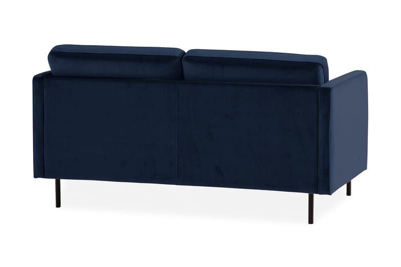 Teodin Fløyelssofa 2-seters - Blå - Fløyel sofaer - 2 seter sofa