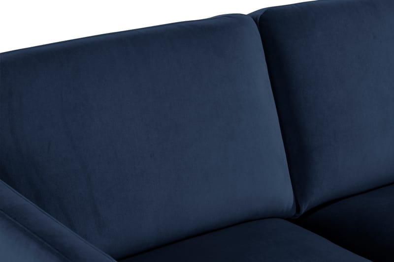 Teodin Fløyelssofa 2-seters - Blå - Fløyel sofaer - 2 seter sofa