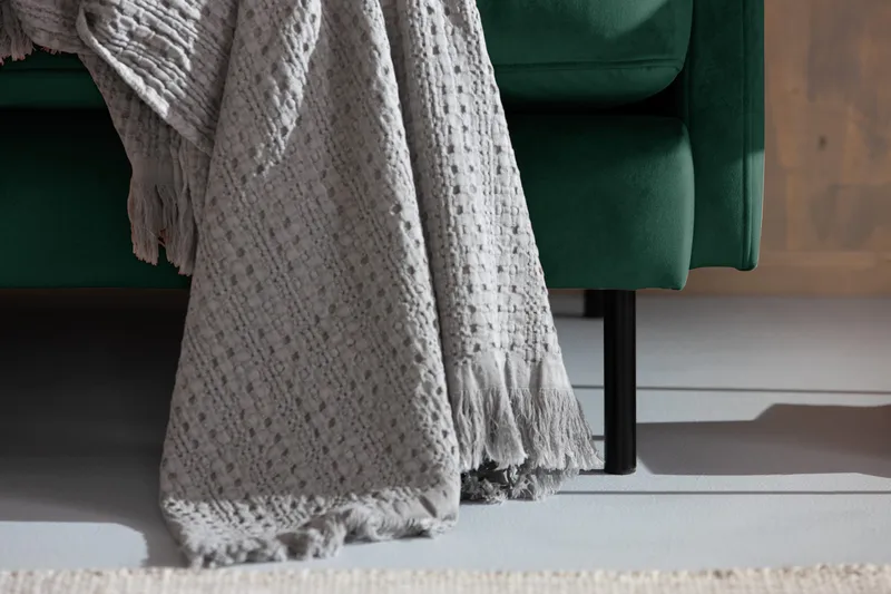 Teodin Fløyelssofa 2-seters - Grønn - Møbler - Sofaer - Fløyel sofaer