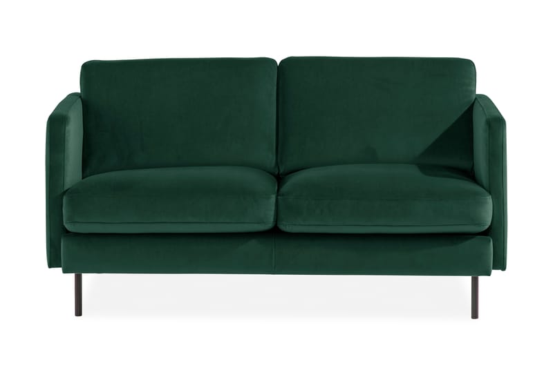 Teodin Fløyelssofa 2-seters - Grønn - Fløyel sofaer - 2 seter sofa