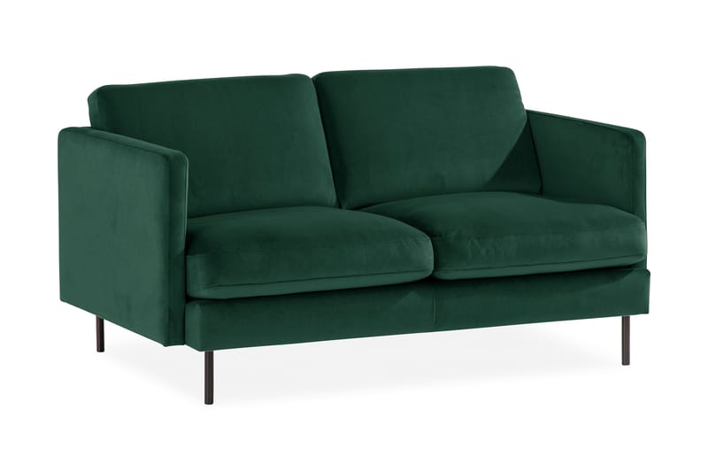 Teodin Fløyelssofa 2-seters - Grønn - Møbler - Sofaer - Fløyel sofaer