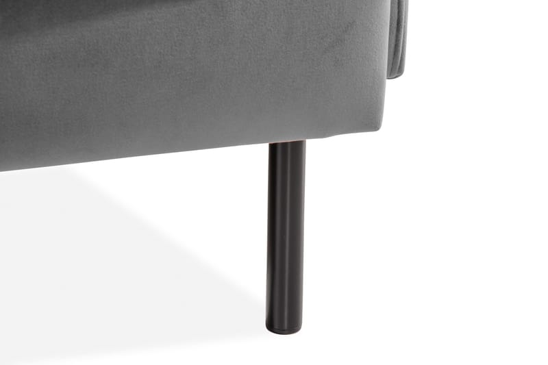 Teodin Fløyelssofa 2-seters - Lysegrå - Møbler - Sofaer - Fløyel sofaer