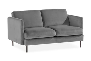 Teodin Fløyelssofa 2-seters - Lysegrå - Møbler - Sofaer - 2 seter sofa