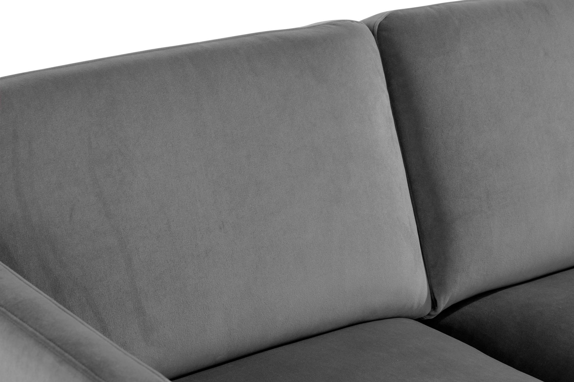 Teodin Fløyelssofa 2-seters - Lysegrå - Møbler - Sofaer - 2 seter sofa