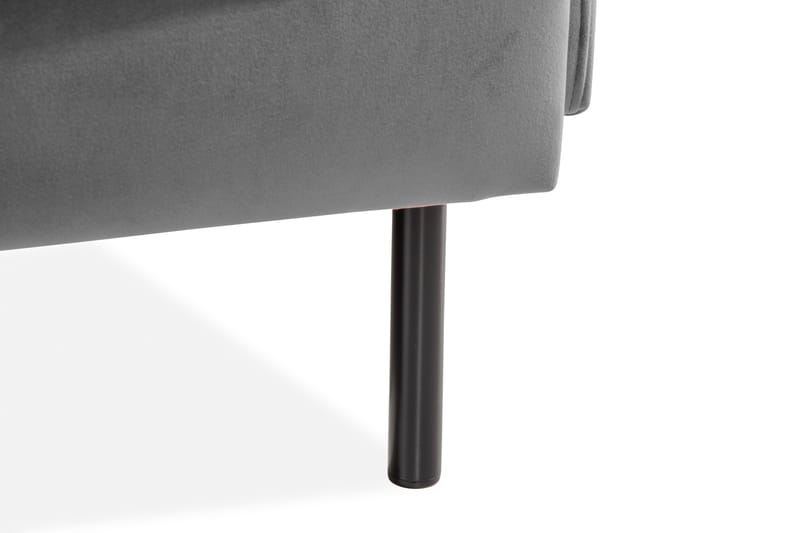 Teodin Fløyelssofa 2-seters - Lysegrå - Møbler - Sofaer - 2 seter sofa