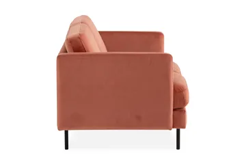 Teodin Fløyelssofa 2-seters - Rosa - Møbler - Sofaer - Fløyel sofaer