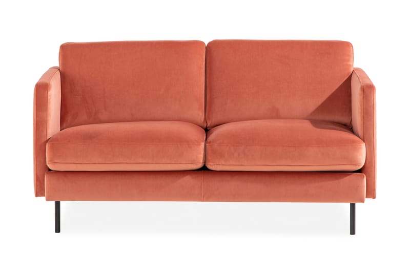 Teodin Fløyelssofa 2-seters - Rosa - Møbler - Sofaer - Fløyel sofaer