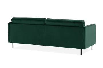 Teodin Fløyelssofa 3-seters - Grønn - Møbler - Sofaer - Fløyel sofaer