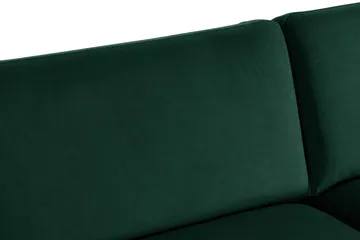 Teodin Fløyelssofa 3-seters - Grønn - Møbler - Sofaer - Fløyel sofaer