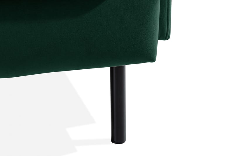 Teodin Fløyelssofa 3-seters - Grønn - Møbler - Sofaer - Fløyel sofaer