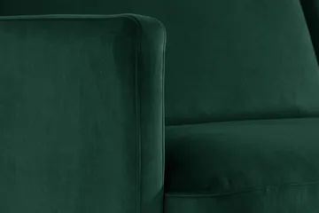 Teodin Fløyelssofa 3-seters - Grønn - Møbler - Sofaer - Fløyel sofaer