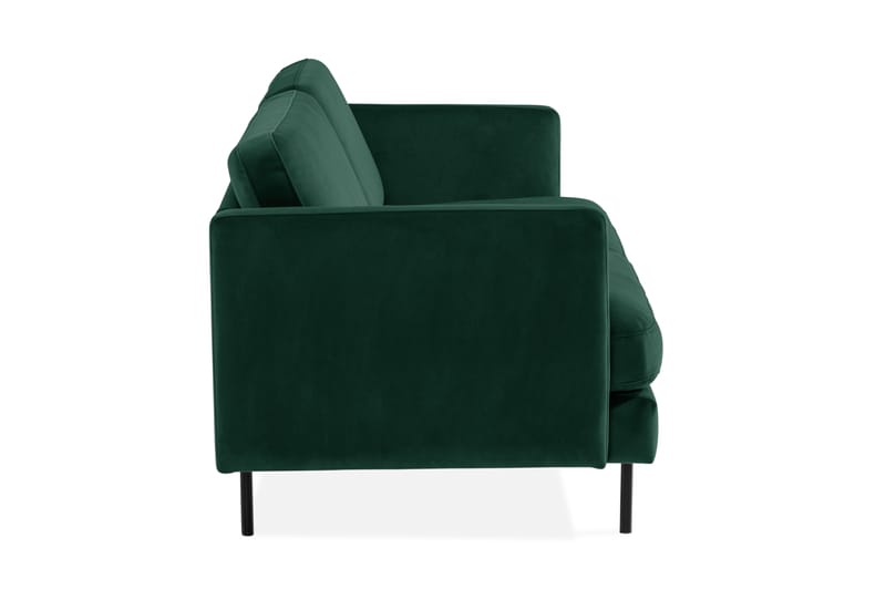 Teodin Fløyelssofa 3-seters - Grønn - Møbler - Sofaer - Fløyel sofaer