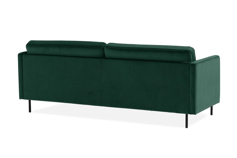 Teodin Fløyelssofa 3-seters - Grønn - Møbler - Sofaer - Fløyel sofaer