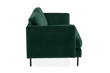 Teodin Fløyelssofa 3-seters - Grønn - Møbler - Sofaer - Fløyel sofaer