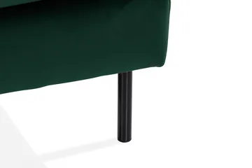 Teodin U-sofa med Divan Fløyel Høyre - Grønn - Møbler - Sofaer - Fløyel sofaer