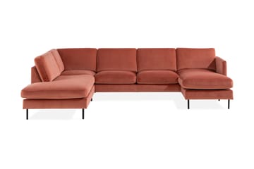 Teodin U-sofa med Divan Fløyel H�øyre
