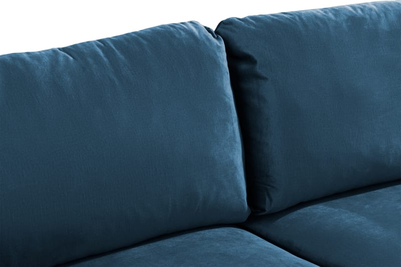 Trend 2-seters Fløyelssofa - Blå - Møbler - Sofaer - Fløyel sofaer