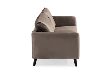 Trend 2-seters Fløyelssofa - Brun - Møbler - Sofaer - Fløyel sofaer