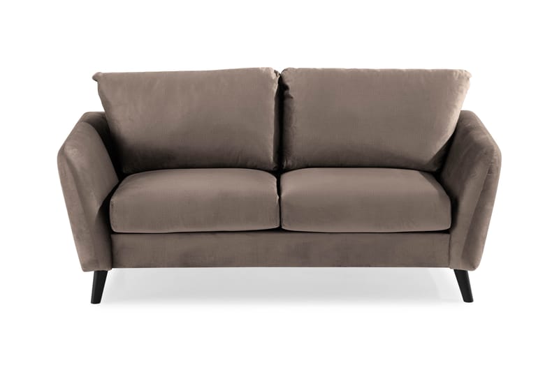Trend 2-seters Fløyelssofa - Brun - Møbler - Sofaer - Fløyel sofaer