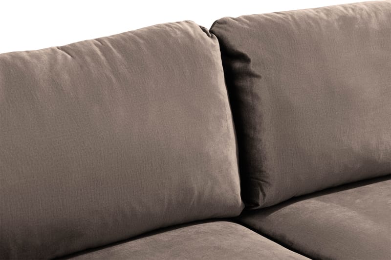 Trend 2-seters Fløyelssofa - Brun - Møbler - Sofaer - Fløyel sofaer