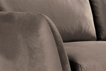 Trend 2-seters Fløyelssofa - Brun - Møbler - Sofaer - Fløyel sofaer
