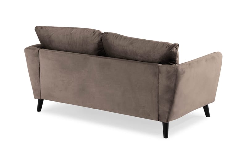 Trend 2-seters Fløyelssofa - Brun - Møbler - Sofaer - Fløyel sofaer