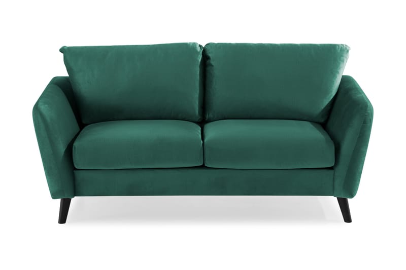 Trend 2-seters Fløyelssofa - Grønn - Møbler - Sofaer - Fløyel sofaer