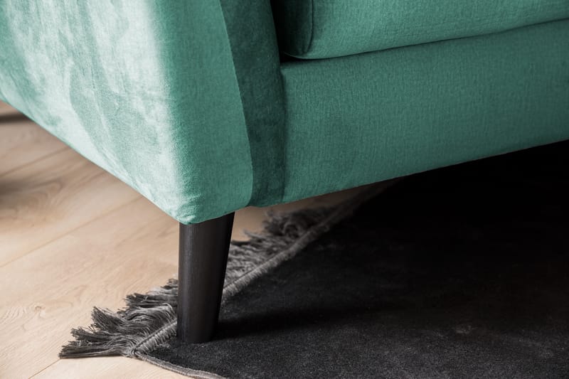 Trend 2-seters Fløyelssofa - Grønn - Møbler - Sofaer - Fløyel sofaer