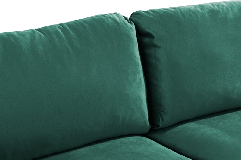 Trend 2-seters Fløyelssofa - Grønn - Møbler - Sofaer - Fløyel sofaer
