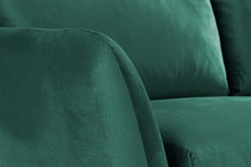 Trend 2-seters Fløyelssofa - Grønn - Møbler - Sofaer - Fløyel sofaer