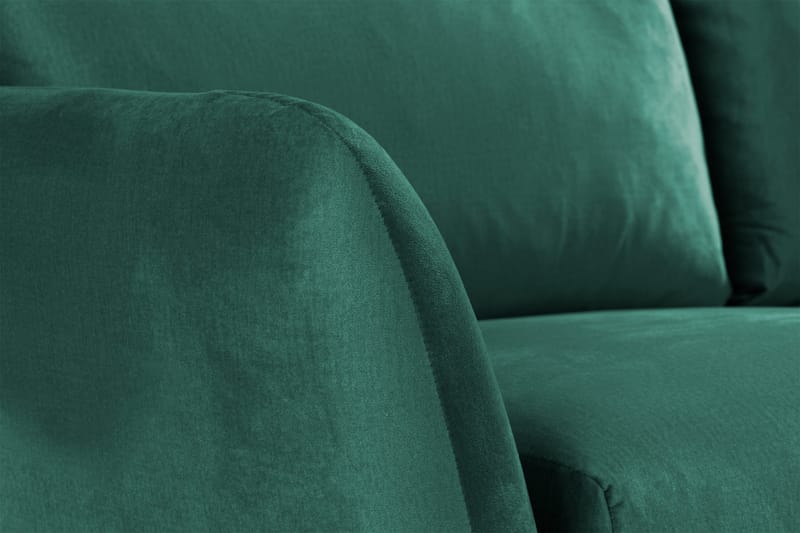 Trend 2-seters Fløyelssofa - Grønn - Møbler - Sofaer - Fløyel sofaer