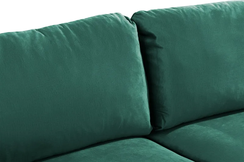 Trend 2-seters Fløyelssofa - Grønn - Møbler - Sofaer - Fløyel sofaer