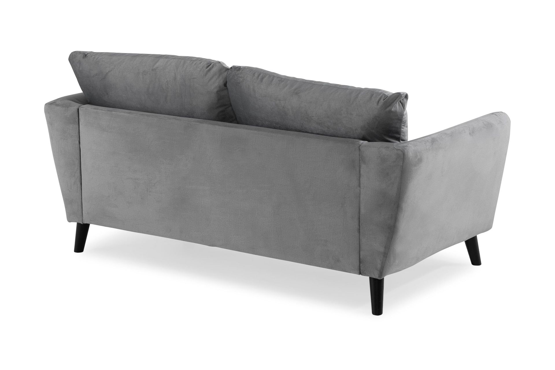 Trend 2-seters Fløyelssofa - Lys grå - Møbler - Sofaer - Fløyel sofaer