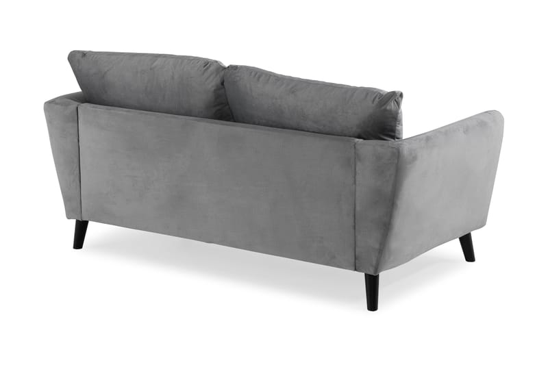 Trend 2-seters Fløyelssofa - Lys grå - Møbler - Sofaer - Fløyel sofaer