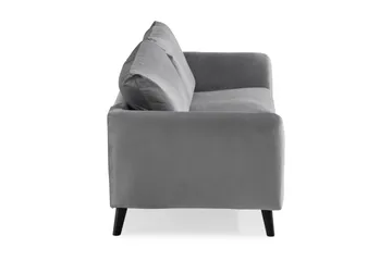 Trend 2-seters Fløyelssofa - Lysegrå - Møbler - Sofaer - Fløyel sofaer