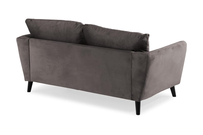 Trend 2-seters Fløyelssofa - Mørk grå - Møbler - Sofaer - Fløyel sofaer