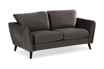 Trend 2-seters Fløyelssofa - Mørkegrå - Møbler - Sofaer - Fløyel sofaer