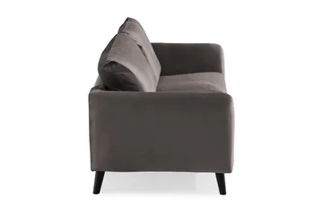 Trend 2-seters Fløyelssofa - Mørkegrå - Møbler - Sofaer - Fløyel sofaer