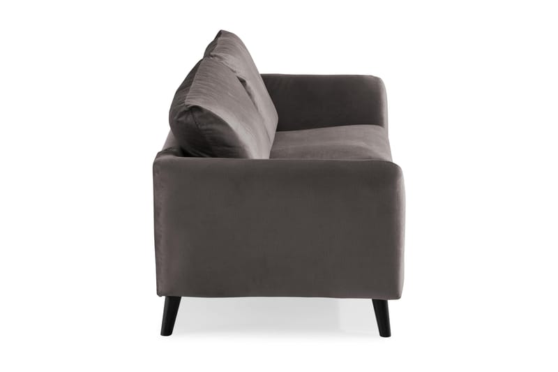 Trend 2-seters Fløyelssofa - Mørkegrå - Møbler - Sofaer - Fløyel sofaer
