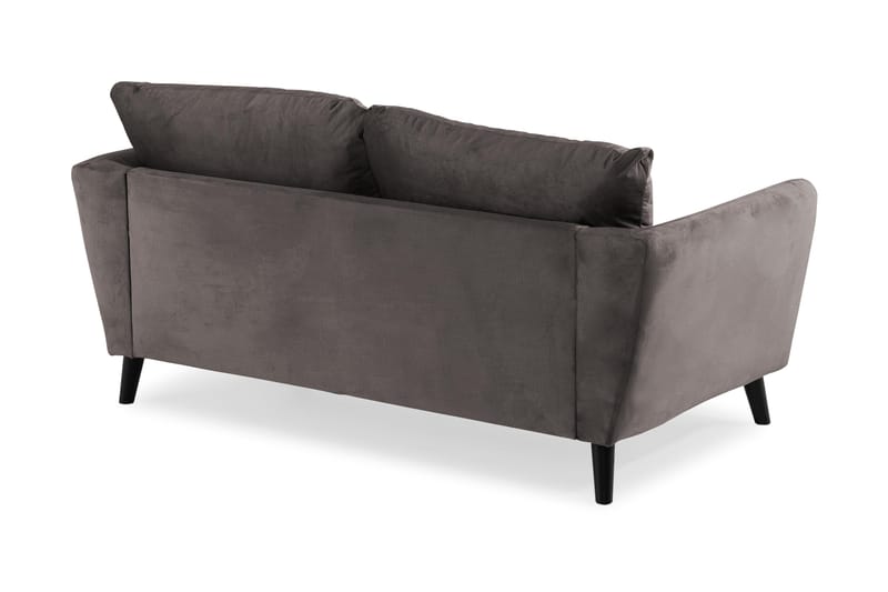 Trend 2-seters Fløyelssofa - Mørkegrå - Møbler - Sofaer - Fløyel sofaer