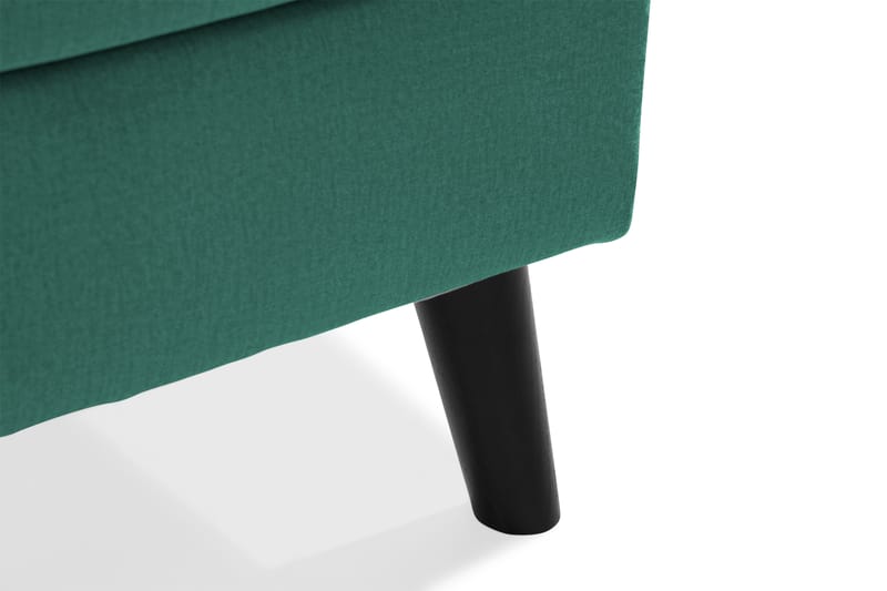 Trend 4-seters Venstrevendt U-formet Sofa med Divan og Sjeselong i Fløyel - Grønn - Møbler - Sofaer - Fløyel sofaer