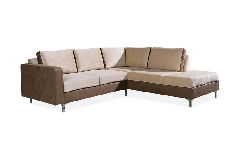 Truro Hjørnesofa Divan Høyre, Brun