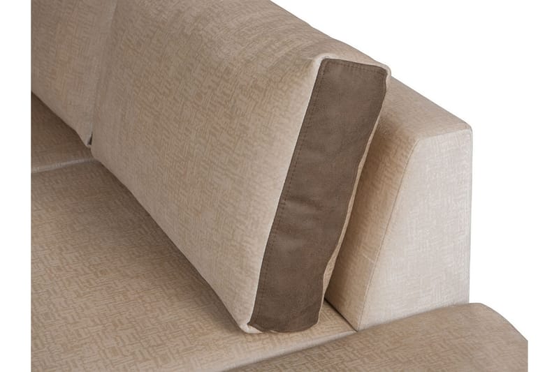 Truro Hjørnesofa Divan Høyre - Brun - Møbler - Sofaer - Fløyel sofaer