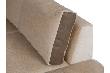 Truro Hjørnesofa Divan Venstre - Brun - Møbler - Sofaer - Fløyel sofaer